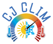 CJ CLIM Pompes A Chaleur Bordeaux Logo Footer